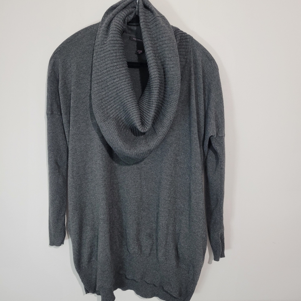VICTORIA'S SECRET COWL NECK LONG SLEEVE ROOMY FIT SWEATER